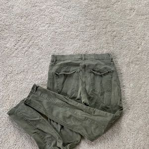Express Jeans - Express High Waisted Olive Ankle Skinny Jeans Express Jeans - Express High Waisted Olive Ankle Skinny Jeans